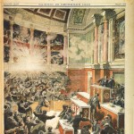 L’attentat d’Auguste Vaillant à la Chambre des députés (9 décembre 1893). Illustration du Petit Journal (23 déc. 1893)