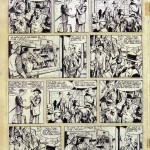 Un montage avec la seule demi-planche existante de « Jim Flokers » par Uderzo et Charlier pour l'une des prémaquettes de Pilote.