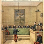 Le récit de Dreyfus en trois étapes, illustrées par Le Petit Journal : le procès (23 décembre 1894), la dégradation (13 janvier 1895) et l'enfermement (20 janvier 1895)... avant le bagne !