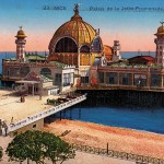 Le casino mauresque de Nice : édifié en 1882 à l’extrémité d’une courte jetée-promenade et ravagé par un incendie à la veille de son inauguration, ce palais de fer et de verre sera reconstruit en 1890 par l’ingénieur Meyer dans le même style byzantino-mauresque mixant les références à la coupole de Sainte-Sophie de Constantinople à celles des minarets orientaux.