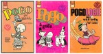 Les trois "Pogo" parus en poche chez Dupuis dans les années 60