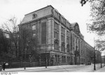 A Berlin en 1933, façade du siège de la Gestapo, sur la Prinz-Albrecht-Straße.