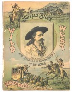 Couverture du livret du spectacle de Buffalo Bill
