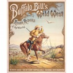 "The White Eagle" - Buffalo Bill' Guiding and Guarding - Affiche Hoen & Co. (Baltimore ) créée en 1893 pour l'Exposition Universelle de Chicago.