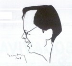 Caricature de Jean Acquaviva.