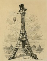Eiffel caricaturé par Edward Linley Sambourne (illustration parue dans Punch vol. 96, p. 324 (29 juin 1889).