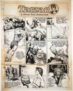 Hogarth - planche de « Tarzan » de 1948 – lot 135