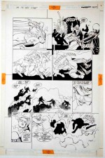 Miller – planche « Dark Knight » de 2008 – lot 207