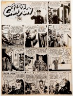 Caniff – planche de « Steve Canyon » – lot 40