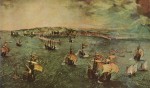 Le port de Naples par Pieter Bruegel l'ancien, vers 1588. Certains détails des navires se retrouvent en couverture...