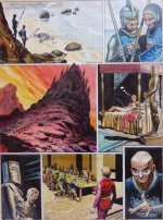 Planche originale de Don Lawrence pour « Trigan Empire » (1968).