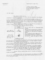 Hergé envoie un courrier le 18 mai 1942. Il y décrit ses intentions pour la page de titre et sa décision pour des histoires en 62 pages.