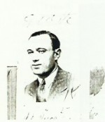 Photographie de Cino Del Duca insérée dans son dossier au Casellario politico centrale, en date de 1930.