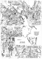 Encrage de la planche 1 du tome 4 (2012)