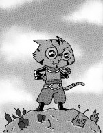 ninja cat étude pour un projet manga