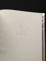 Annotation de Charles Lesne dans l’exemplaire de 1937, probablement en vue de la réduction du nombre de pages pour l’édition suivante. HT signifie pour lui les pages de garde et titre « hors-texte »…