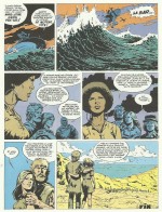 Dernière page des « Naufragés d’Arroyoka » dans Tintin.