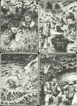 Quatre images pour « Quand gronde la rivière » aux éditions de l’Amitié, en 1975.