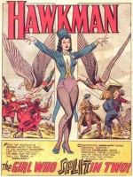La splash Page de Zatanna dans Hawkman n° 4 (novembre 1964).