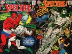 Couvertures de Showcase n° 61 (avril 1966) et de Spectre n° 1 (décembre 1967).