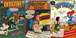 Couvertures de Detective Comics n° 369, d’Action Comics n° 380 et de Superboy n° 179.