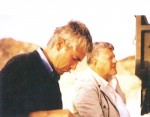 Jean-Claude guilbert et Hugo Pratt en Pays Afar, en 1987.