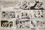 Planche originale de « Tarzan » par Bob Lubbers.