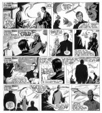 Quand Bond et Honey rencontrent le docteur No... (encrage original par J. McLusky)