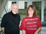 Maurice Rosy et Christelle Pissavy-Yvernault en novembre 2009 (Photo par Bertrand Pissavy-Yvernault)