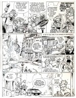 Une page du « Spirou » de Frank Pé et Zidrou sur le site http://www.frankpe.com.