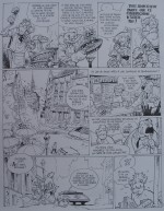 Une page du « Spirou » de Frank Pé et Zidrou sur le site http://www.frankpe.com.