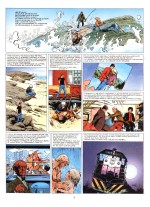 La 1ère planche résume une situation qui deviendra de plus en plus complexe au fil des albums (Dargaud 1985)