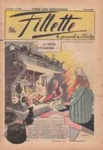 Couverture de Calvo au n°1607 de Fillette, en janvier 1939.