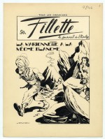 Dessin original de Calov pour une couverture de Fillette.
