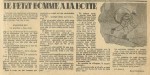 Un roman à suivre de René Thévenin dans les derniers numéros de Fillette, en mars 1942.
