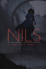 Affiche annonce pour la parution de Nils