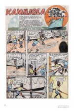 L'original de la première page en couleurs de « Kamiliola ».