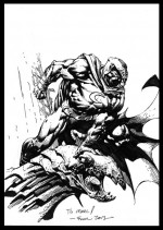 Les références : "Moon Knight on gargoyle"par David Finch