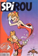 Spirou et les femmes, un vieux démon ? (Couverture par Janry pour le Spirou n°2922 du 13 avril 1994).