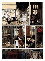 Page 33 de "Nestor Burma contre C.Q.F.D." :  mise en couleurs par Chantal Quillec (Casterman 2016)