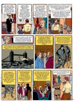 Planche 22 du "Testament de William S." (éd. Blake et Mortimer, Sente/Juillard 2016)