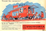 Un exemple des publicité pour le chocolat Victoria réalisés par Publiart.