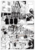 Les décors de L'Hermitage (encrage de la planche 20)