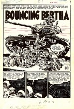 La page 1 de Frontline Combat n° 2 (septembre 1951), dessinée par Davis.