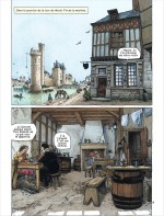 La reconstitution de Paris au XVIIe siècle : planches 5 et 9 (Dargaud 2016)