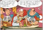 Pierre Tchernia caricaturé par Albert Uderzo dans « Astérix légionnaire ».