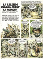 Première page de « Mac Coy » dans Lucky Luke.