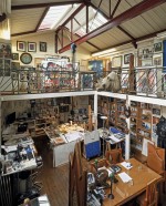 L'atelier de Philippe Druillet.