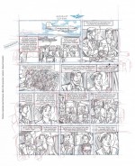 Planche crayonnée indédite d'Antoine aubin pour 8 heures à Berlin (titre provisoire) - Dargaud, Fromental et Bocquet 2017