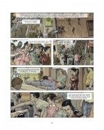 Dona Hermilda (la mère) et son fils tué : l’événement fait la une du journal El Tiempo (page 131 - Dargaud 2016)